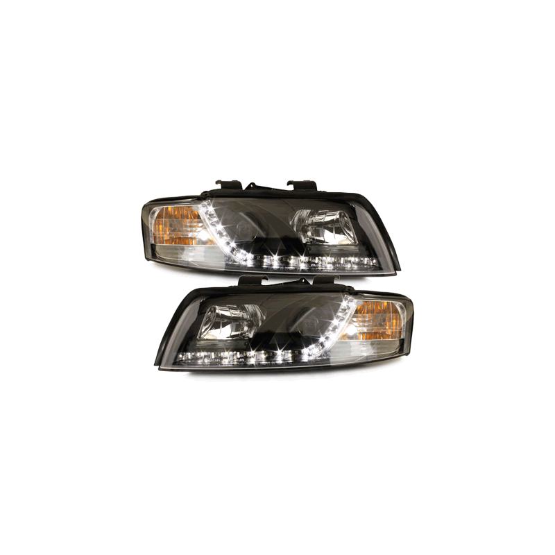  Phares DAYLINE  AUDI A4 8E 01-04  DRL - Noir