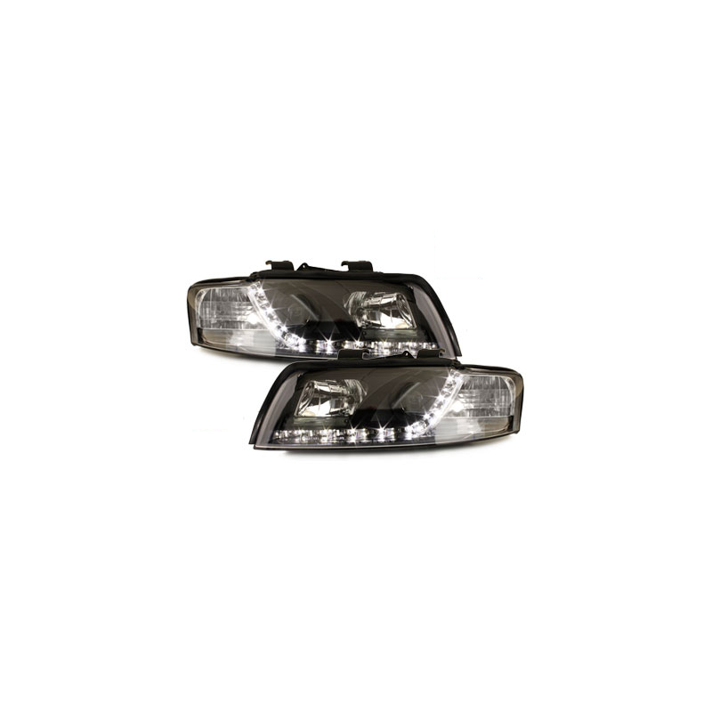  Phares D-LITE Phares AUDI A4 8E Led Drl Noir