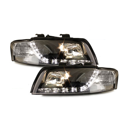  Phares D-LITE Phares AUDI A4 8E Led Drl Noir