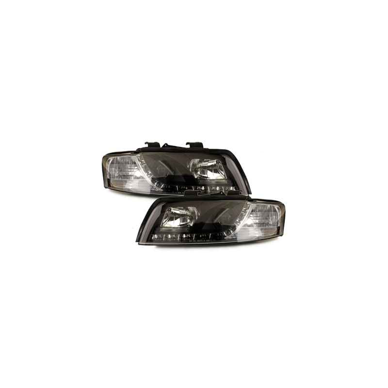  Phares D-LITE Phares AUDI A4 8E Led Drl Noir