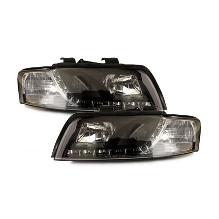  Phares D-LITE Phares AUDI A4 8E Led Drl Noir