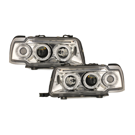  Phares AUDI 80 B4 berline et avant 91-94  chrome