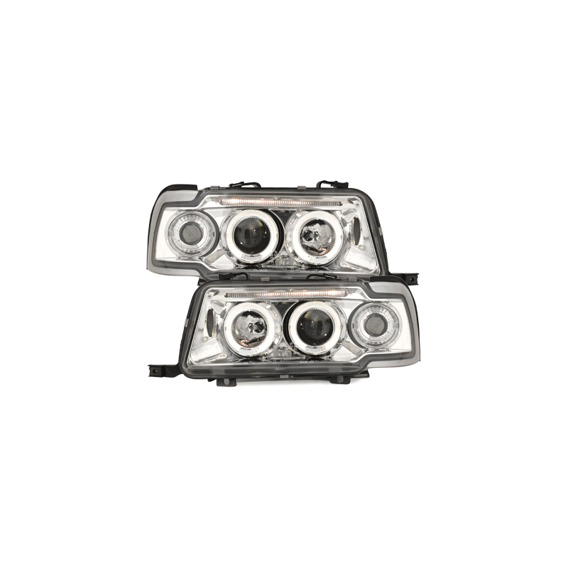  Phares AUDI 80 B4 berline et avant 91-94  chrome