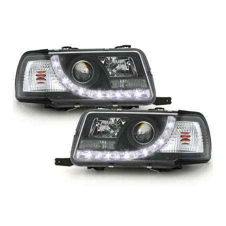  Phares DAYLINE AUDI 80 B4 Lim/Av. 91-94 Led Drl noir