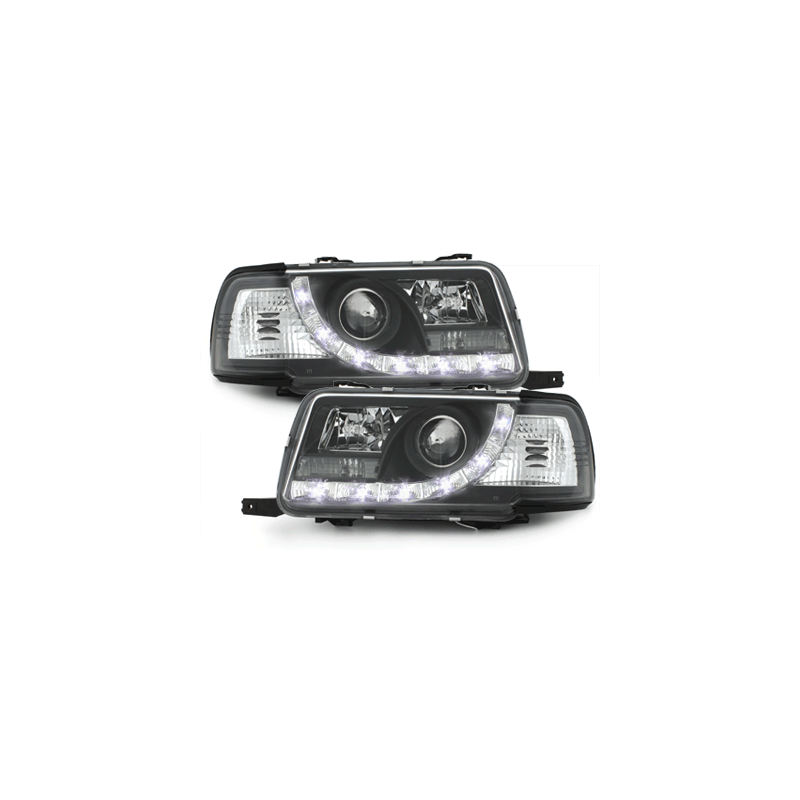  Phares DAYLINE AUDI 80 B4 Lim/Av. 91-94 Led Drl noir