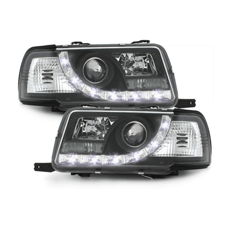  Phares DAYLINE AUDI 80 B4 Lim/Av. 91-94 Led Drl noir