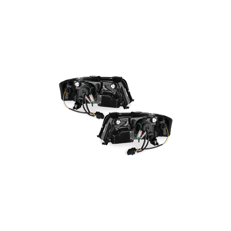  Phares DAYLINE AUDI A6 4B 01-04  Led Drl  noir