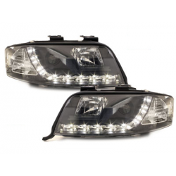  Phares D-LITE AUDI A6 4B 97-01 Led Drl  noir
