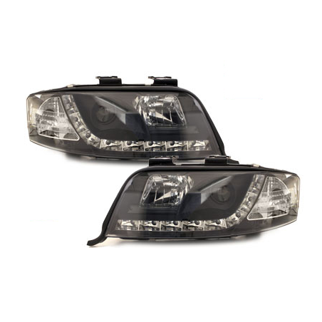  Phares D-LITE AUDI A6 4B 97-01 Led Drl  noir