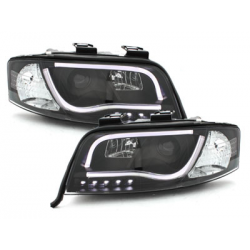 Phares avec feux diurnes AUDI A6 4B 97-00 Noir