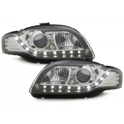 Phares avec feux diurnes AUDI A4 B7 04-08 Xenon Noir