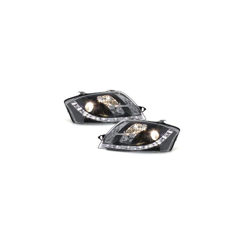  Phares DAYLINE AUDI TT 12.98-05  Led Drl  noir