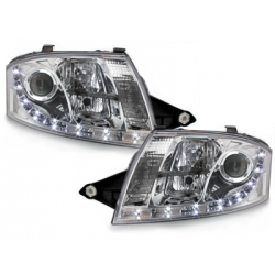  Phares D-LITE AUDI TT 8N Led Drl chrome
