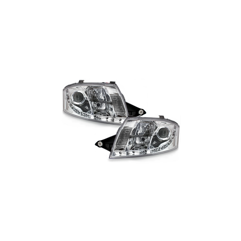  Phares D-LITE AUDI TT 8N Led Drl chrome