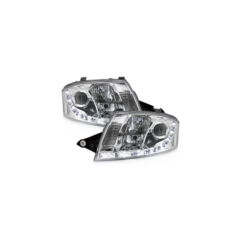  Phares D-LITE AUDI TT 8N Led Drl chrome