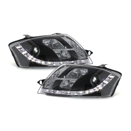  Phares D-LITE AUDI TT 8N Led Drl noir