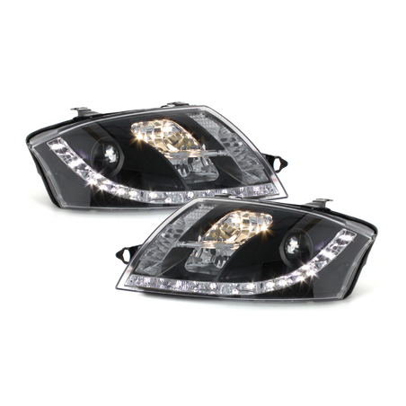  Phares D-LITE AUDI TT 8N Led Drl noir