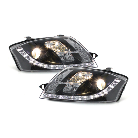  Phares D-LITE AUDI TT 8N Led Drl noir