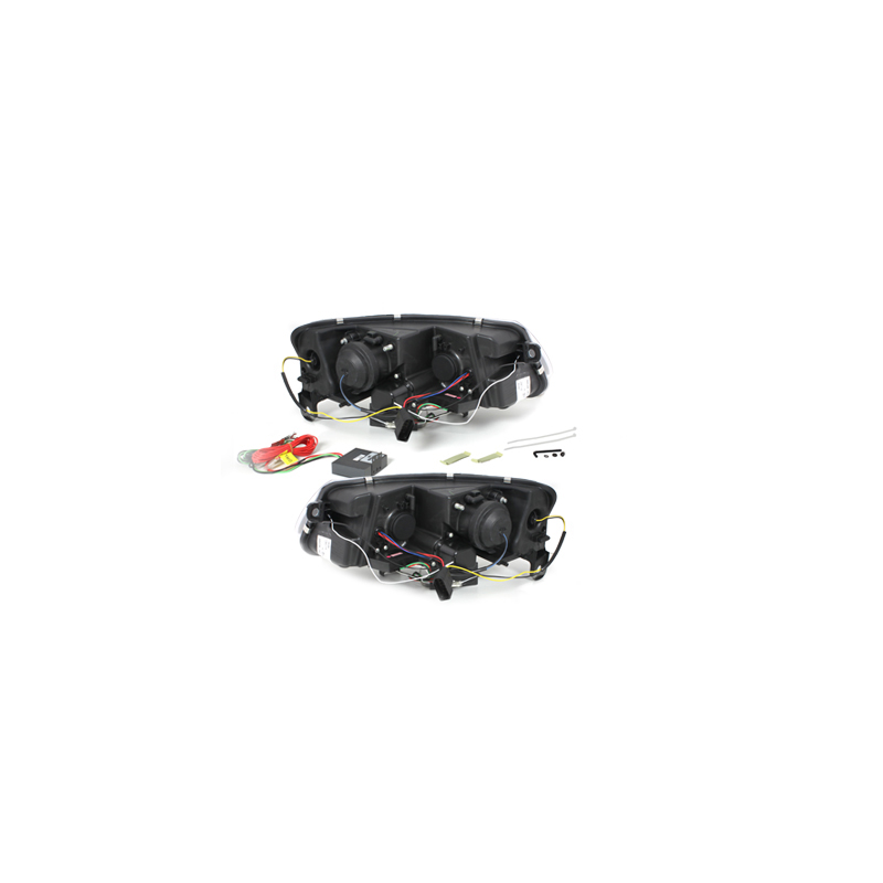  Phares D-LITE AUDI A6 4F 04-07  Led Drl noir