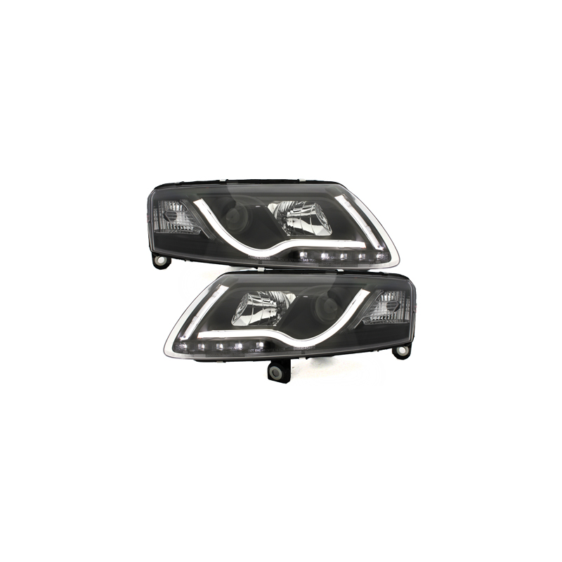 Phares avec feux diurnes AUDI A6 4F Xenon Noir