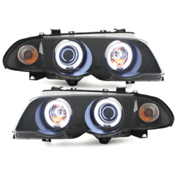 Phares BMW E46 Berline  98-01-2 CCFL-Noir