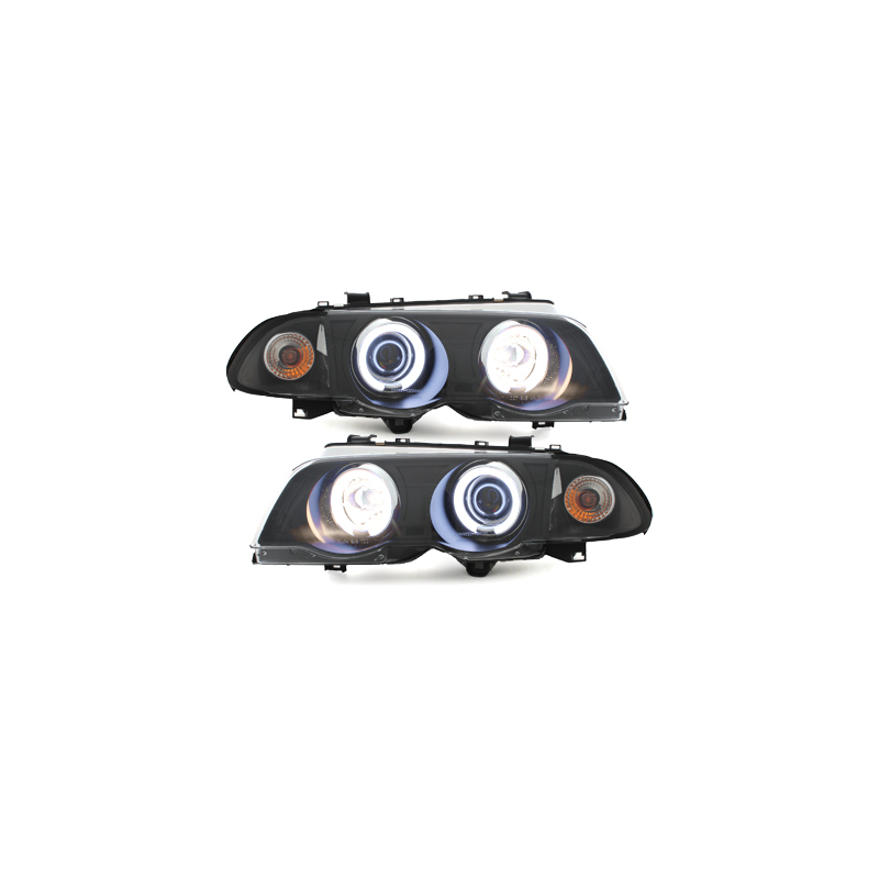 Phares BMW E46 Berline  98-01-2 CCFL-Noir