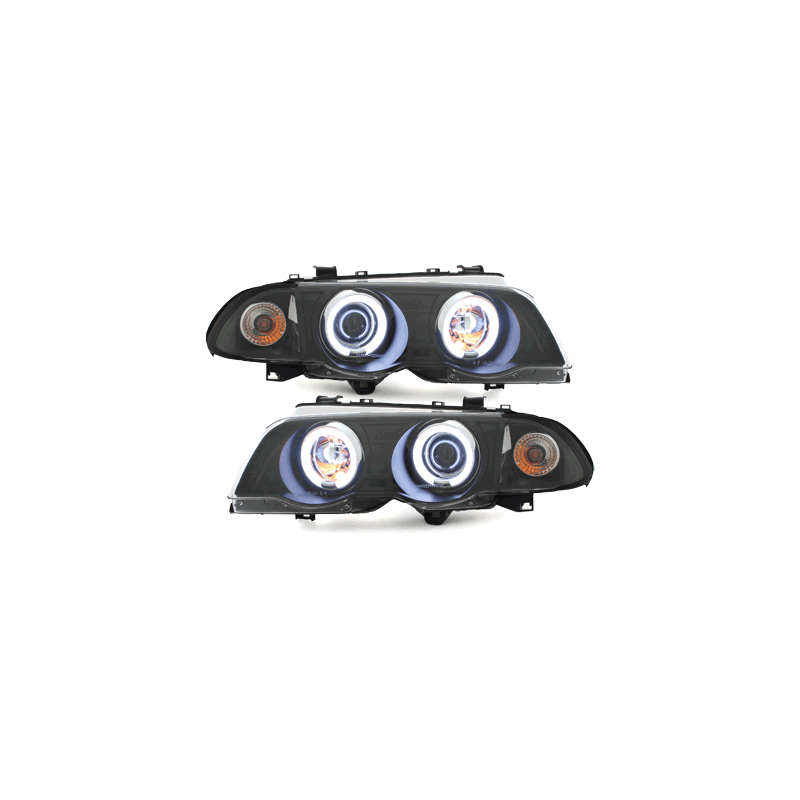 Phares BMW E46 Berline  98-01-2 CCFL-Noir