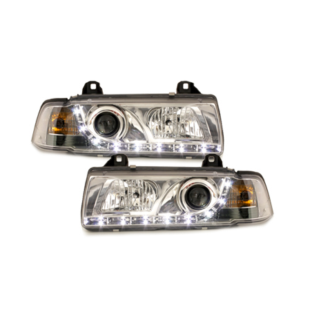  Phares Phares D-LITE BMW E36 Coupé 92-98 Led Drl chrome