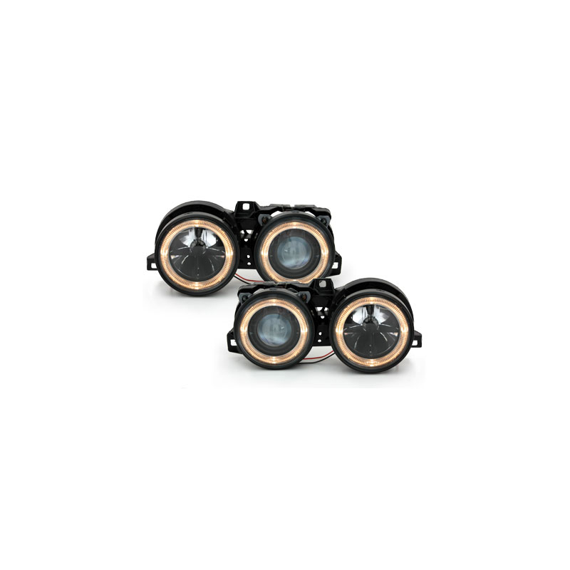 Phares BMW E30 09.87-10.90_2 StandlichtringeNoir