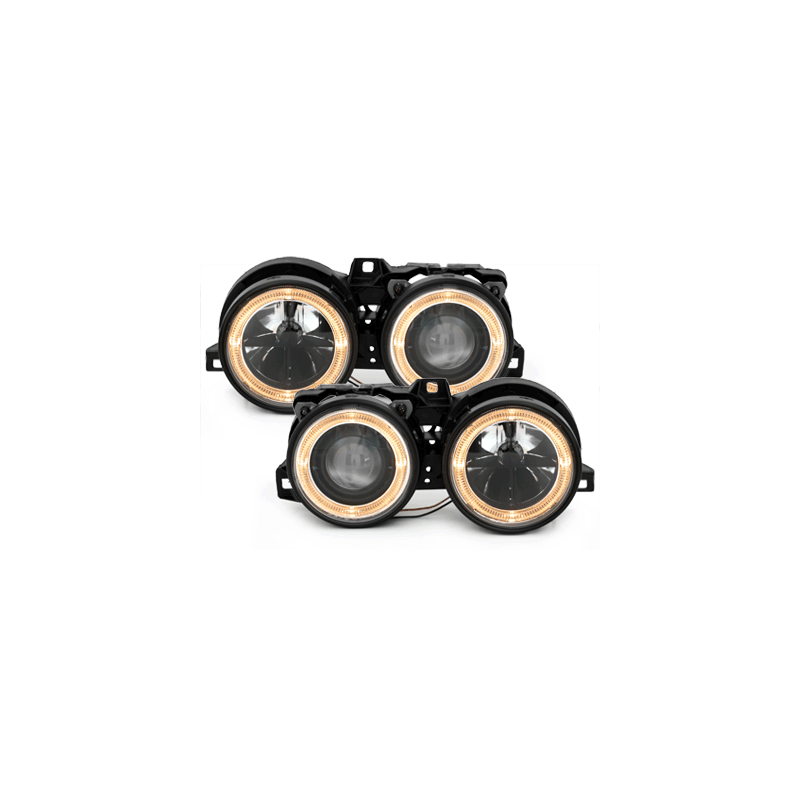 Phares BMW E30 09.87-10.90_2 StandlichtringeNoir