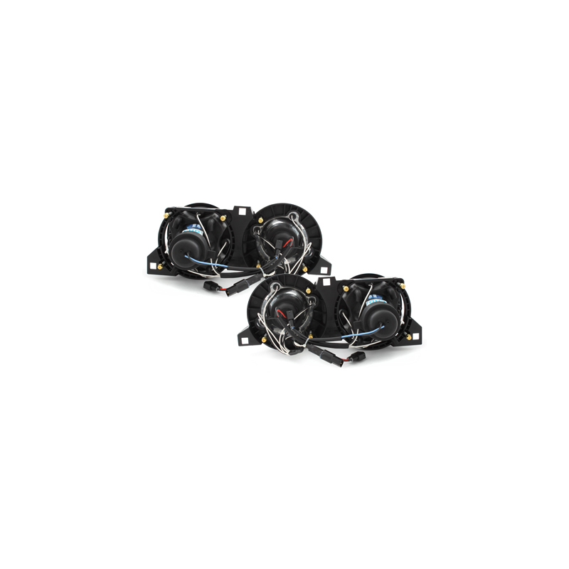 Phares BMW E30 09.87-10.90  avec anneaux lumineux  Chrome