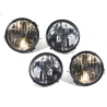 Phares BMW E30 83-87 avec croix Chrome Phares BMW E30 83-87 avec croix Chrome
