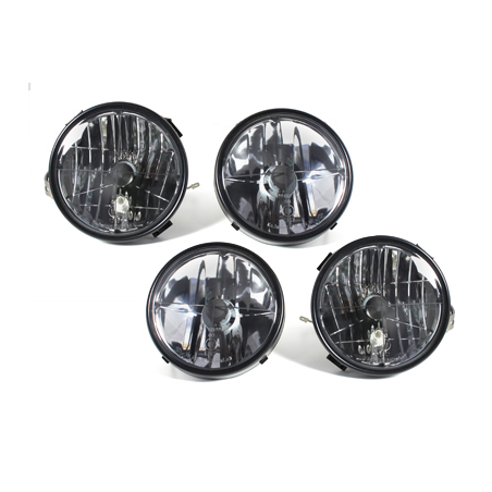 Phares BMW E30 83-87 avec croix Chrome Phares BMW E30 83-87 avec croix Chrome