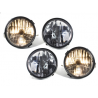 Phares BMW E30 83-87 avec croix Chrome Phares BMW E30 83-87 avec croix Chrome