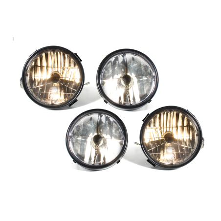 Phares BMW E30 83-87 avec croix Chrome Phares BMW E30 83-87 avec croix Chrome