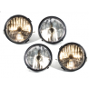 Phares BMW E30 83-87 avec croix Chrome Phares BMW E30 83-87 avec croix Chrome