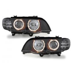 Phares BMW X5 00-03 E53_ LED-Blinker  Noir_HID