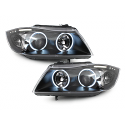 Phares BMW E90 _ 2 StandlichtringeNoir