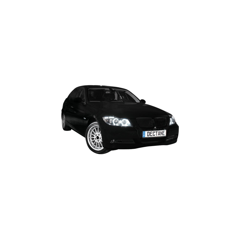 Phares BMW E90 _ 2 StandlichtringeNoir