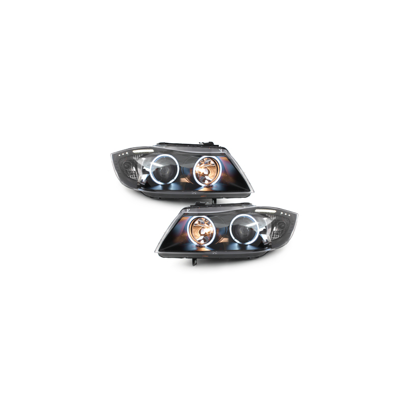 Phares BMW E90 _ 2 StandlichtringeNoir
