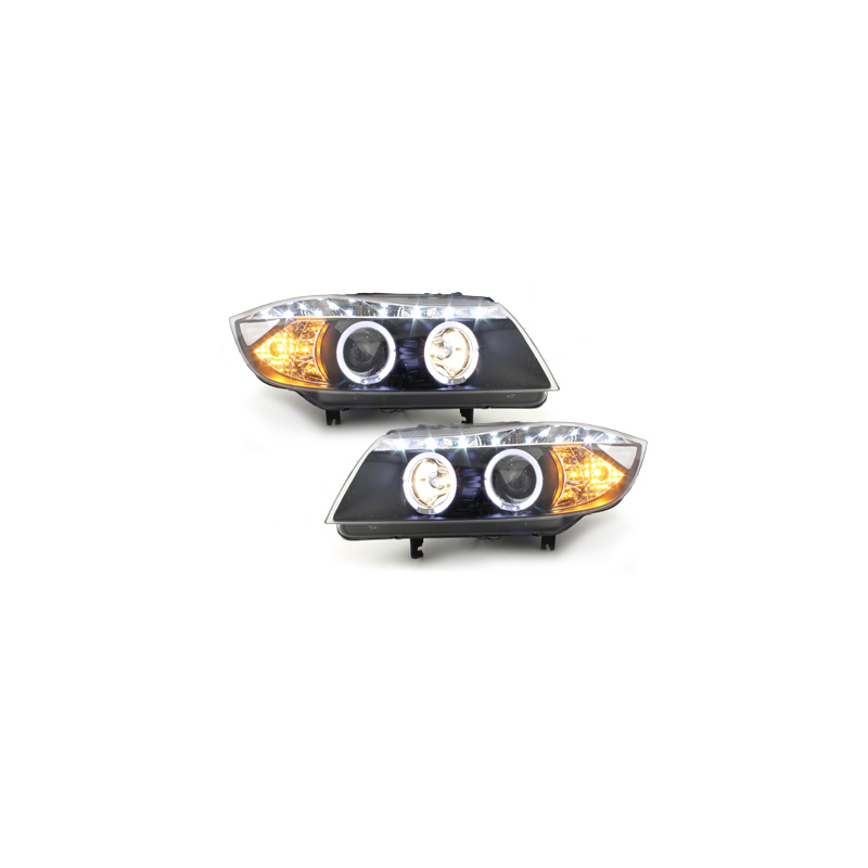 Phares DAYLINE BMW E90 05+_2 SLR_TFL-OptikNoir