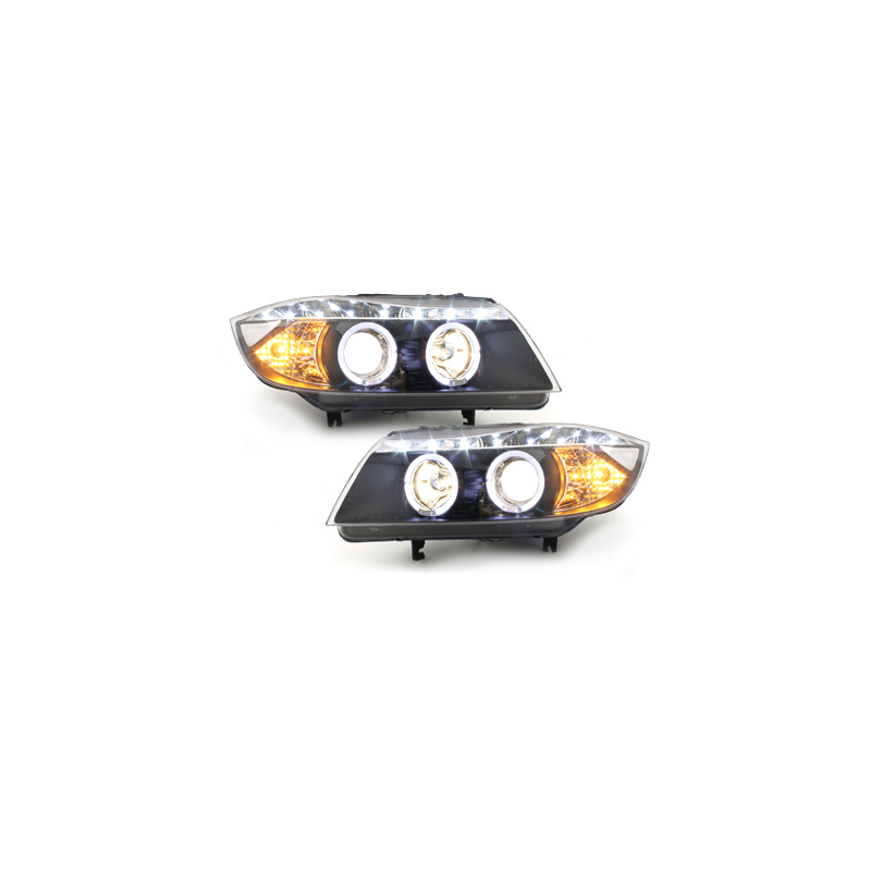 Phares DAYLINE BMW E90 05+_2 SLR_TFL-OptikNoir