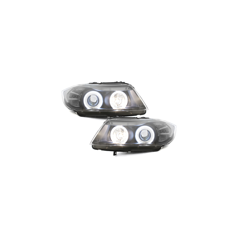 EDITIONPhares BMW E90/E91 3er-2 CCFL SLR-Noir