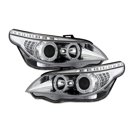 Phares DAYLINE BMW E60 _ LED Blinker_04-07 Chrome