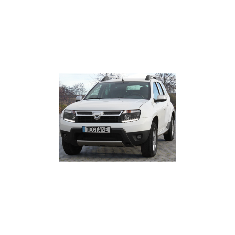 Phares avec feux diurnes Dacia Duster 09-14 Noir