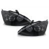 Phares Ford Focus 01-04 avec 2 Anneaux lumineux Angel Eyes Noir Phares Ford Focus 01-04 avec 2 Anneaux lumineux Angel Eyes Noir