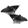 Phares DAYLINE Ford Focus 98-01 avec feux diurne LED Noir Phares DAYLINE Ford Focus 98-01 avec feux diurne LED Noir