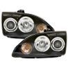Phares Ford Focus 05-02.08 avec 2 Anneaux lumineux Angel Eyes Noir Phares Ford Focus 05-02.08 avec 2 Anneaux lumineux Angel Eyes Noir