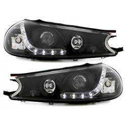 Phares DAYLINE Ford Mondeo 96-00  avec feux diurne LED  Noir