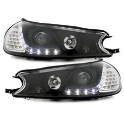 Phares DAYLINE Ford Mondeo 96-00  avec feux diurne LED  Noir
